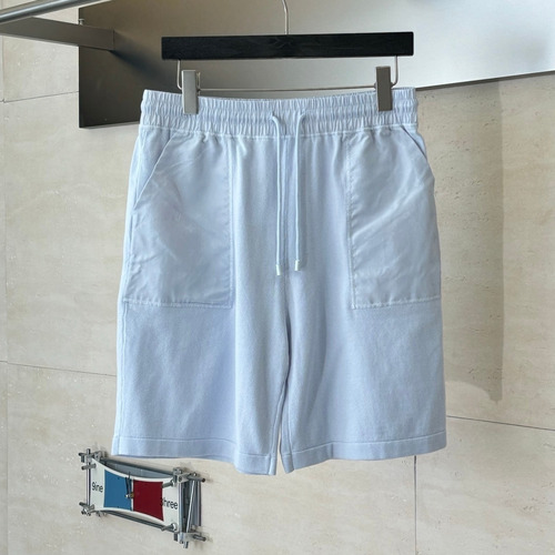 루이비통 2026SS 모노그램 나일론 포켓 코튼혼방 레귤러핏 쇼츠 화이트 팬츠 Louis Vuitton 2026 SS Monogram Nylon Pocket Cotton Blend Regular Fit Shorts Black Pants