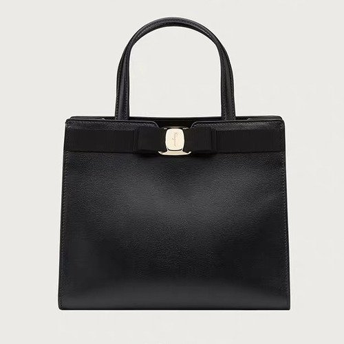 페라가모 카프스킨 바라 리본 토트백 Ferragamo Calfskin Vara Bow Tote Bag 21/1290 25cm