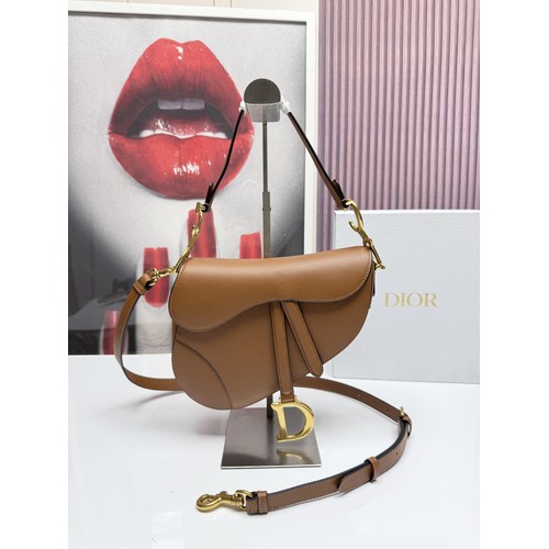 디올 새들 레더 CD로고 라지 숄더백 Dior Saddle Leather CD Logo Black Large Shoulder Bag 24cm