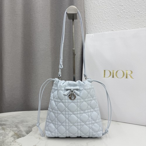 디올 아디오러블 램스킨 까나쥬 버킷백 Dior Adiorable Lambskin Cannage Bucket Bag S2611 22cm