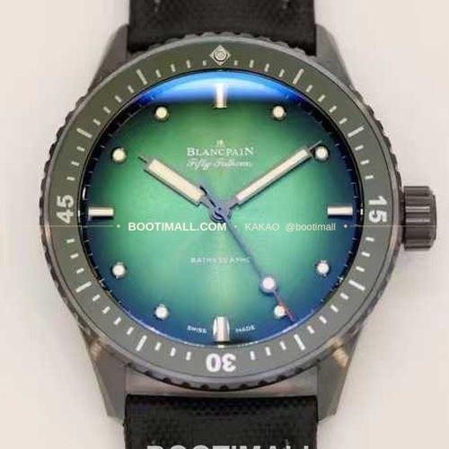 블랑팡 피프티패덤즈 세라믹 블랙다이얼 데이트 다이버 오토매틱 Blancpain Fifty Fathoms Ceramic Black Dial Date Diver Automatic 43.6mm