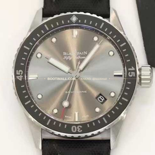 블랑팡 피프티패덤즈 세라믹 블랙다이얼 데이트 다이버 오토매틱 Blancpain Fifty Fathoms Ceramic Black Dial Date Diver Automatic 43.6mm