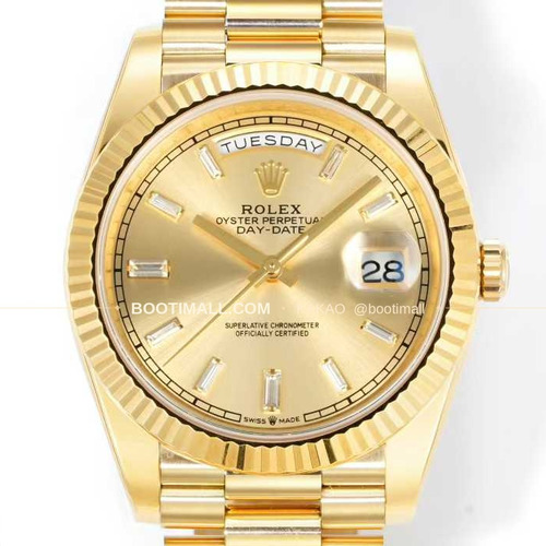 롤렉스 데이데이트 스틸 골드톤 프레지던트 브레이슬릿 데이데이트 오토매틱 Rolex Day-Date Steel Gold Tone President Bracelet Day Date Automatic 40mm