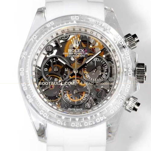 롤렉스 데이토나 러버밴드 블랙다이얼 크로노그래프 오토매틱 Rolex Daytona Rubber Strap Black Dial Chronograph Automatic 40mm