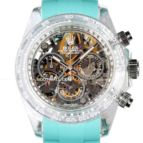 롤렉스 데이토나 러버밴드 블랙다이얼 크로노그래프 오토매틱 Rolex Daytona Rubber Strap Black Dial Chronograph Automatic 40mm