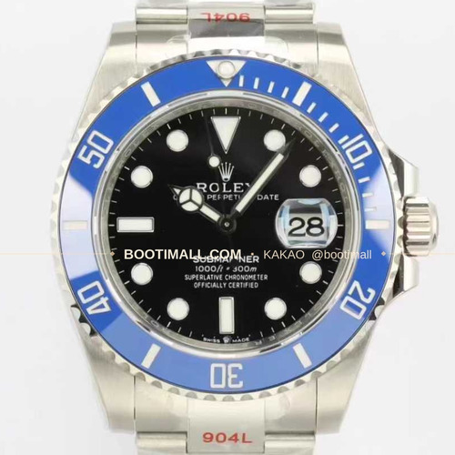 롤렉스 서브마리너 스틸 골드톤 세라믹베젤 블랙다이얼 다이버 오토매틱 Rolex Submariner Steel Gold Tone Ceramic Bezel Black Dial Diver Automatic 41mm