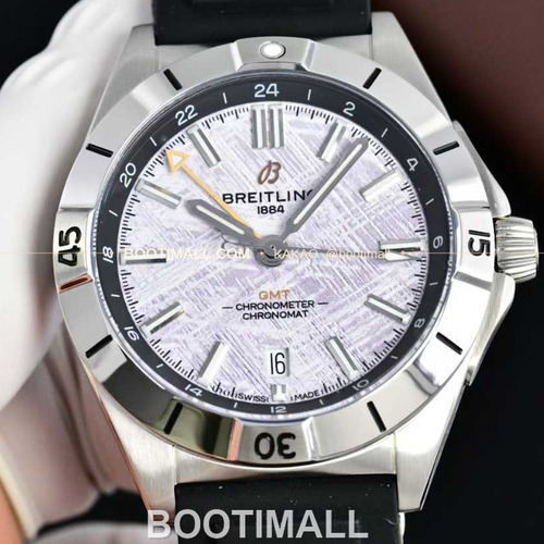 브라이틀링 크로노맷 GMT 스틸 컬러다이얼 듀얼타임 오토매틱 Breitling Chronomat GMT Steel Color Dial Dual Time Automatic A32398101M1A1 40mm