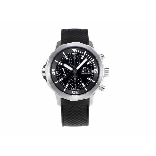 IWC 아쿠아타이머 스틸 블랙다이얼 크로노그래프 오토매틱 IWC Aquatimer Steel Black Dial Chronograph Automatic 44mm