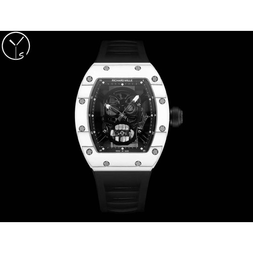 리차드밀 RM055 NTPT카본 블랙스켈레톤 수동 Richard Mille RM055 NTPT Carbon Black Skeleton Manual 49.9mm