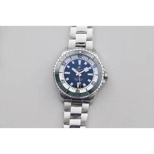 브라이틀링 슈퍼오션 스틸 블랙다이얼 다이버 오토매틱 Breitling Superocean Steel Black Dial Diver Automatic 44mm