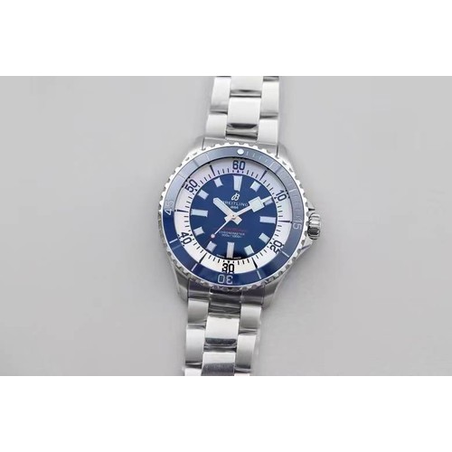 브라이틀링 슈퍼오션 스틸 블랙다이얼 다이버 오토매틱 Breitling Superocean Steel Black Dial Diver Automatic 44mm