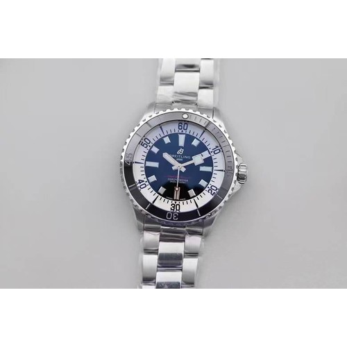 브라이틀링 슈퍼오션 스틸 블랙다이얼 다이버 오토매틱 Breitling Superocean Steel Black Dial Diver Automatic 44mm