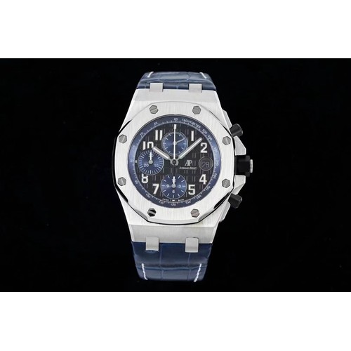 오데마피게 로열오크오프쇼어 스틸 블루다이얼 크로노그래프 오토매틱 Audemars Piguet Royal Oak Offshore Steel Blue Dial Chronograph Automatic 26470 42mm