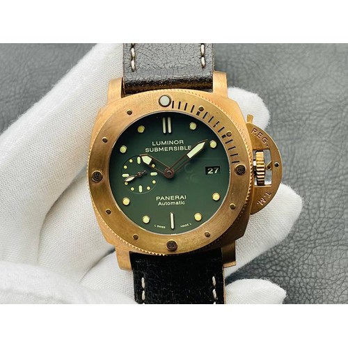 파네라이 서브머저블 PAM382 브론즈 그린다이얼 오토매틱 Panerai Submersible PAM382 Bronze Green Dial Automatic 47mm