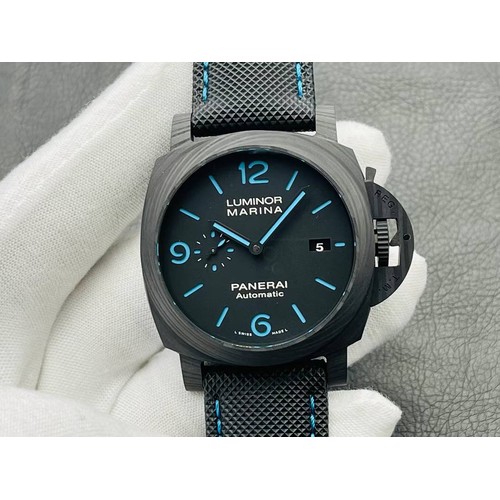 파네라이 루미노르 PAM01661 카본 샌드위치다이얼 블루야광 오토매틱 Panerai Luminor PAM01661 Carbon Sandwich Dial Blue Lume Automatic 44mm