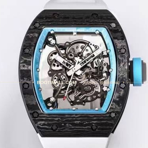 리차드밀 RM055 NTPT카본 블랙스켈레톤 수동 Richard Mille RM055 NTPT Carbon Black Skeleton Manual 49.9mm