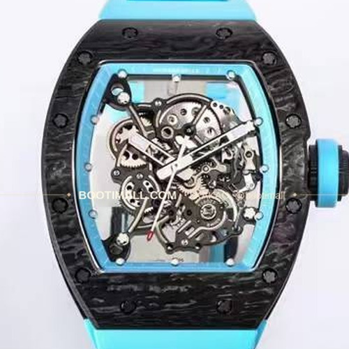 리차드밀 RM055 NTPT카본 블랙스켈레톤 수동 Richard Mille RM055 NTPT Carbon Black Skeleton Manual 49.9mm