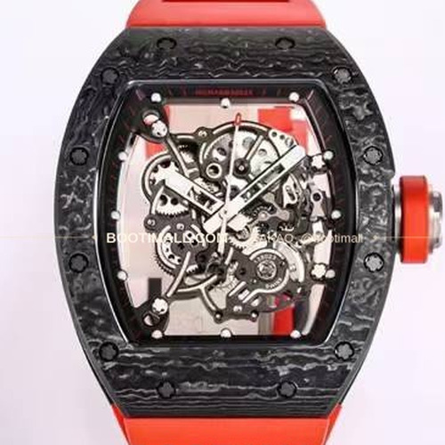 리차드밀 RM055 NTPT카본 블랙스켈레톤 수동 Richard Mille RM055 NTPT Carbon Black Skeleton Manual 49.9mm