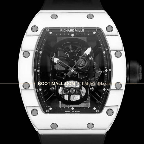 리차드밀 RM055 NTPT카본 블랙스켈레톤 수동 Richard Mille RM055 NTPT Carbon Black Skeleton Manual 49.9mm