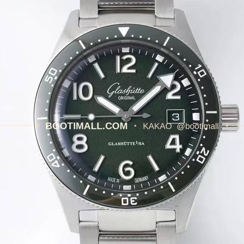 글라슈테오 리지널 씨큐 스틸 블랙다이얼 다이버 오토매틱 Glashütte Original SeaQ Steel Black Dial Diver Automatic 43mm