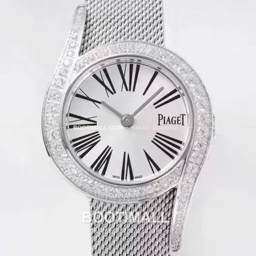 피아제 라임라이트 갈라 스틸 다이아세팅 화이트다이얼 쿼츠 Piaget Limelight Gala Steel Diamond Set White Dial Quartz 32mm