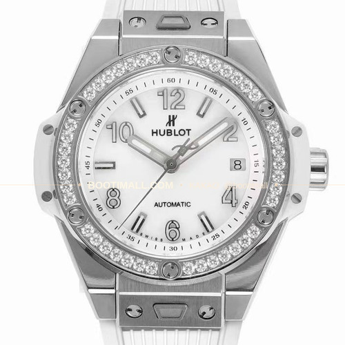 위블로 빅뱅 스틸 레인보우베젤 다이아세팅 오토매틱 Hublot Big Bang Steel Rainbow Bezel Diamond Set Automatic 39mm