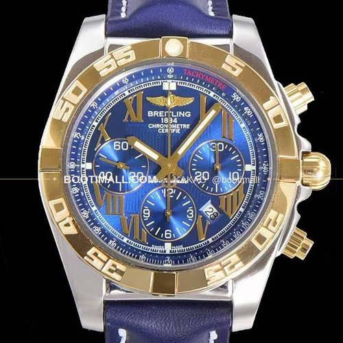 브라이틀링 크로노맷 스틸 블루다이얼 크로노그래프 오토매틱 Breitling Chronomat Steel Blue Dial Chronograph Automatic 44mm
