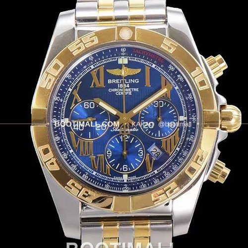 브라이틀링 크로노맷 스틸 블랙다이얼 크로노그래프 오토매틱 Breitling Chronomat Steel Black Dial Chronograph Automatic 44mm