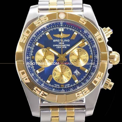 브라이틀링 크로노맷 스틸 블랙다이얼 크로노그래프 오토매틱 Breitling Chronomat Steel Black Dial Chronograph Automatic 44mm