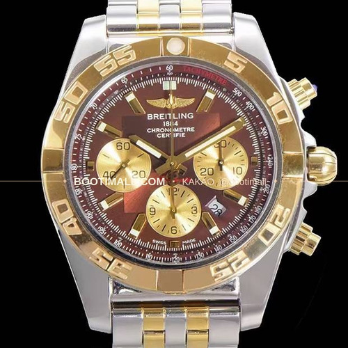 브라이틀링 크로노맷 스틸 블랙다이얼 크로노그래프 오토매틱 Breitling Chronomat Steel Black Dial Chronograph Automatic 44mm