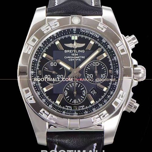 브라이틀링 크로노맷 스틸 블랙다이얼 크로노그래프 오토매틱 Breitling Chronomat Steel Black Dial Chronograph Automatic 44mm