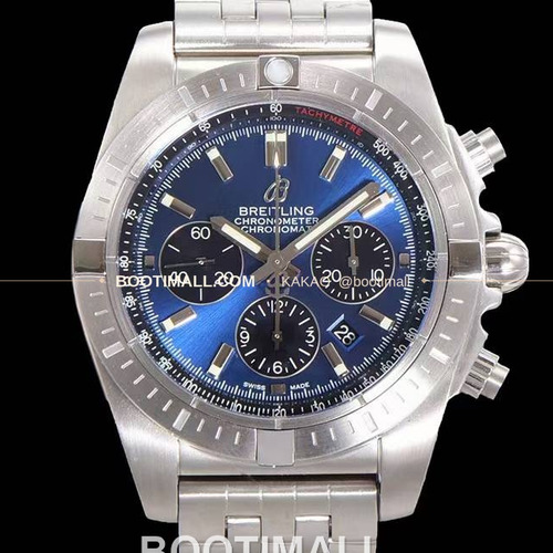 브라이틀링 크로노맷 스틸 블랙다이얼 크로노그래프 오토매틱 Breitling Chronomat Steel Black Dial Chronograph Automatic 44mm