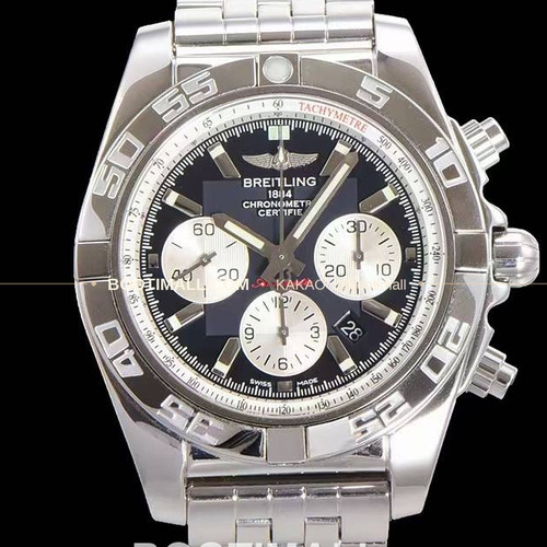 브라이틀링 크로노맷 스틸 블랙다이얼 크로노그래프 오토매틱 Breitling Chronomat Steel Black Dial Chronograph Automatic 44mm