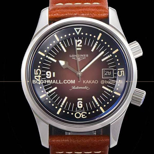 론진 레전드다이버 브론즈 그라데이션블랙다이얼 오토매틱 Longines Legend Diver Bronze Gradient Black Dial Automatic 42mm