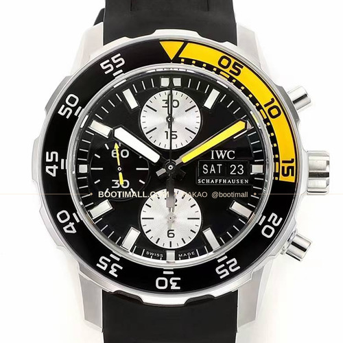 IWC 아쿠아타이머 크로노그래프 루미너스 베젤 블랙다이얼 오토매틱 IWC Aquatimer Chronograph Luminous Bezel Black Dial Automatic 44mm