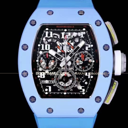 리차드밀 RM11-FM 플라이백 크로노그래프 카본 세라믹 스켈레톤 오토매틱 Richard Mille RM11-FM Flyback Chronograph Carbon Ceramic Skeleton Automatic 50mm