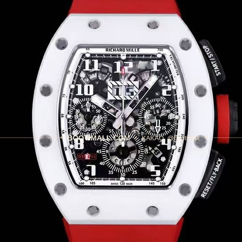 리차드밀 RM11-FM 플라이백 크로노그래프 카본 세라믹 스켈레톤 오토매틱 Richard Mille RM11-FM Flyback Chronograph Carbon Ceramic Skeleton Automatic 50mm