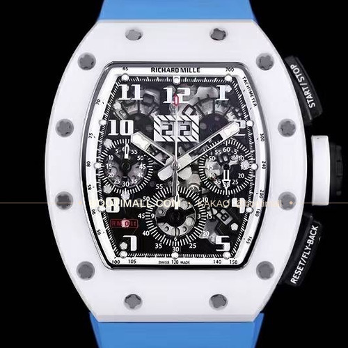 리차드밀 RM11-FM 플라이백 크로노그래프 카본 세라믹 스켈레톤 오토매틱 Richard Mille RM11-FM Flyback Chronograph Carbon Ceramic Skeleton Automatic 50mm