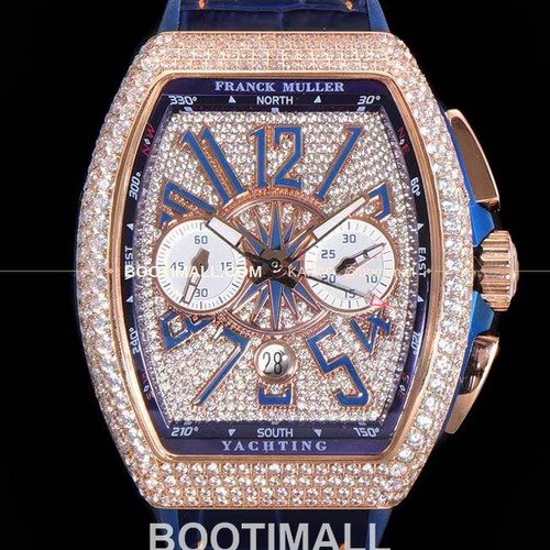 프랭크뮬러 뱅가드 요팅 V45 블루 다이얼 크로노그래프 오토매틱 Franck Muller Vanguard Yachting V45 Blue Dial Chronograph Automatic 44x54mm