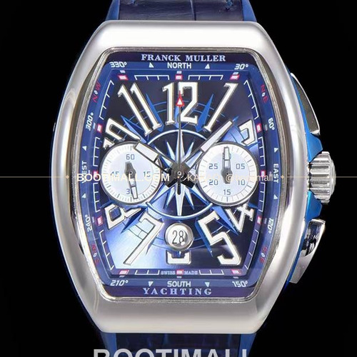 프랭크뮬러 뱅가드 요팅 V45 블루 다이얼 크로노그래프 오토매틱 Franck Muller Vanguard Yachting V45 Blue Dial Chronograph Automatic 44x54mm