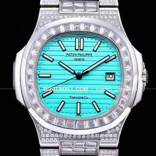 파텍필립 노틸러스 5711 풀다이아 파베 다이얼 오토매틱 Patek Philippe Nautilus 5711 Full Diamond Pave Dial Automatic 40mm