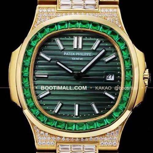 파텍필립 노틸러스 5711 풀다이아 파베 다이얼 오토매틱 Patek Philippe Nautilus 5711 Full Diamond Pave Dial Automatic 40mm