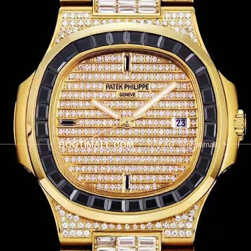 파텍필립 노틸러스 5711 풀다이아 파베 다이얼 오토매틱 Patek Philippe Nautilus 5711 Full Diamond Pave Dial Automatic 40mm