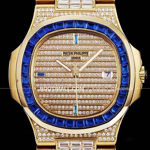 파텍필립 노틸러스 5711 풀다이아 파베 다이얼 오토매틱 Patek Philippe Nautilus 5711 Full Diamond Pave Dial Automatic 40mm