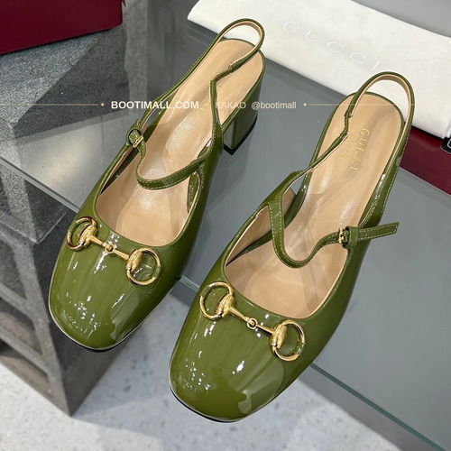 구찌 2026 페이턴트 레더 GG 메탈 스트랩 샌들 Gucci 2026 Patent Leather GG Metal Strap Black Sandals 5.5cm