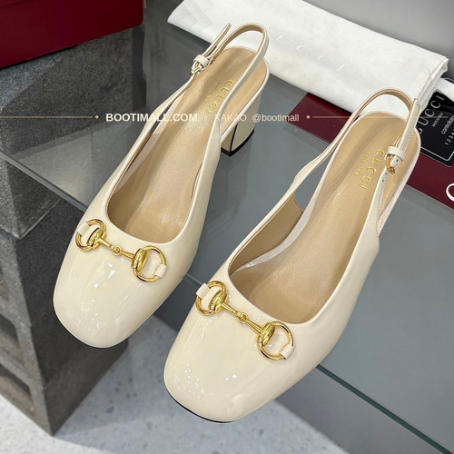 구찌 2026 페이턴트 레더 GG 메탈 스트랩 샌들 Gucci 2026 Patent Leather GG Metal Strap Black Sandals 5.5cm