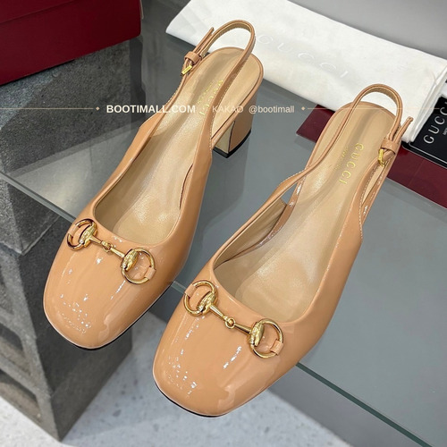 구찌 2026 페이턴트 레더 GG 메탈 스트랩 샌들 Gucci 2026 Patent Leather GG Metal Strap Black Sandals 5.5cm