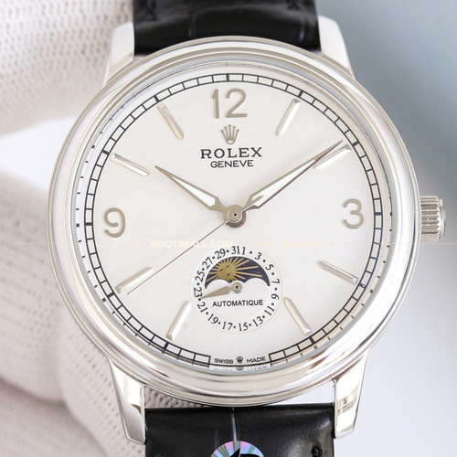 롤렉스 첼리니 문페이즈 스틸 문페이즈 오토매틱 Rolex Cellini Moonphase Steel Moonphase Automatic 40mm