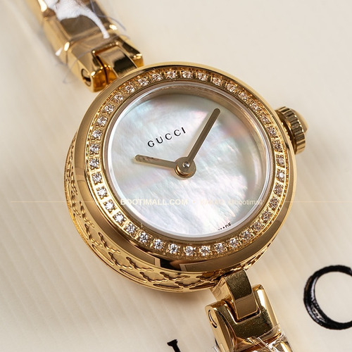 구찌 빈티지 골드톤 스틸 브레이슬릿 쿼츠 Gucci Vintage Gold Tone Steel Bracelet Quartz 22mm