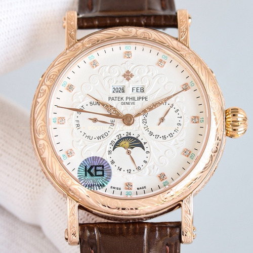 파텍필립 칼라트라바 스틸 퍼페추얼캘린더 문페이즈 오토매틱 Patek Philippe Calatrava Steel Perpetual Calendar Moonphase Automatic 42mm